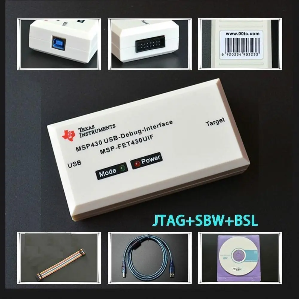 

MSP430 Emulator MSP-FET430UIF USB Debug Interface Programmer JTAG / BSL / SBW Support F149 Development Board new