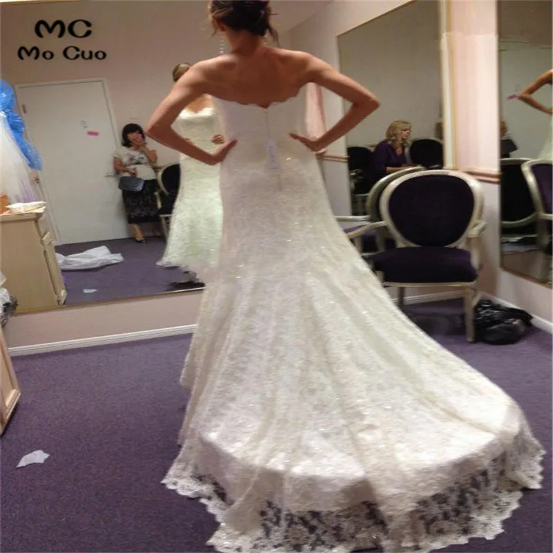 Vestido-de-Noiva-New-Arrival-Lace-Sheath-Wedding-Dresses-Beading-Belt-Sexy-Bridal-Gowns-2017-Court (4)