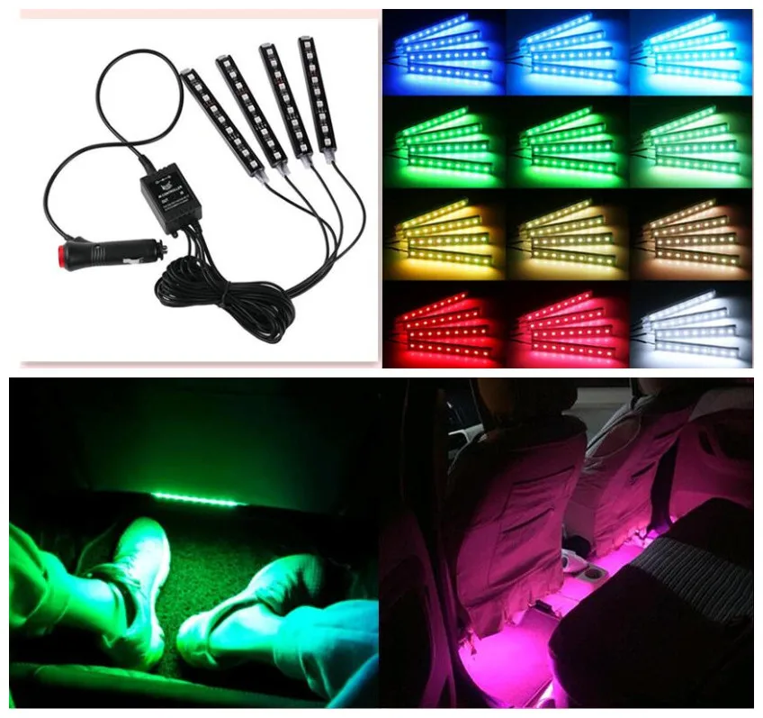 Car Styling LED interior decoration atmosphere light For Honda Airwave City ZX Edix FR-V Insight 2 Legend 3 4 CR-Z Accessories | Автомобили