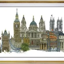 Золотая коллекция Счетный Набор для вышивки крестом Лондон Англия Великобритания знаменитый город серии tg 470
