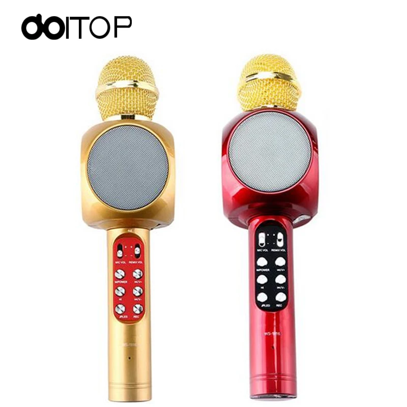 DOITOP WS1816 LED Light Microphone Newest Wireless
