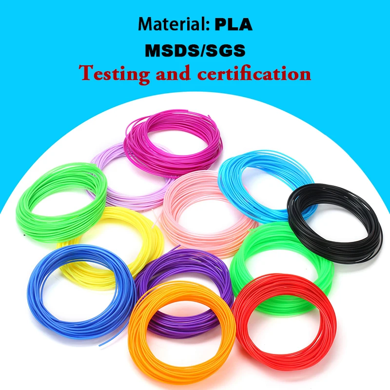 

1.75mm 50M 100M 200M Pla Filament Creative toys for children plastic for 3d pens drawing Creativity arts and craft Painting