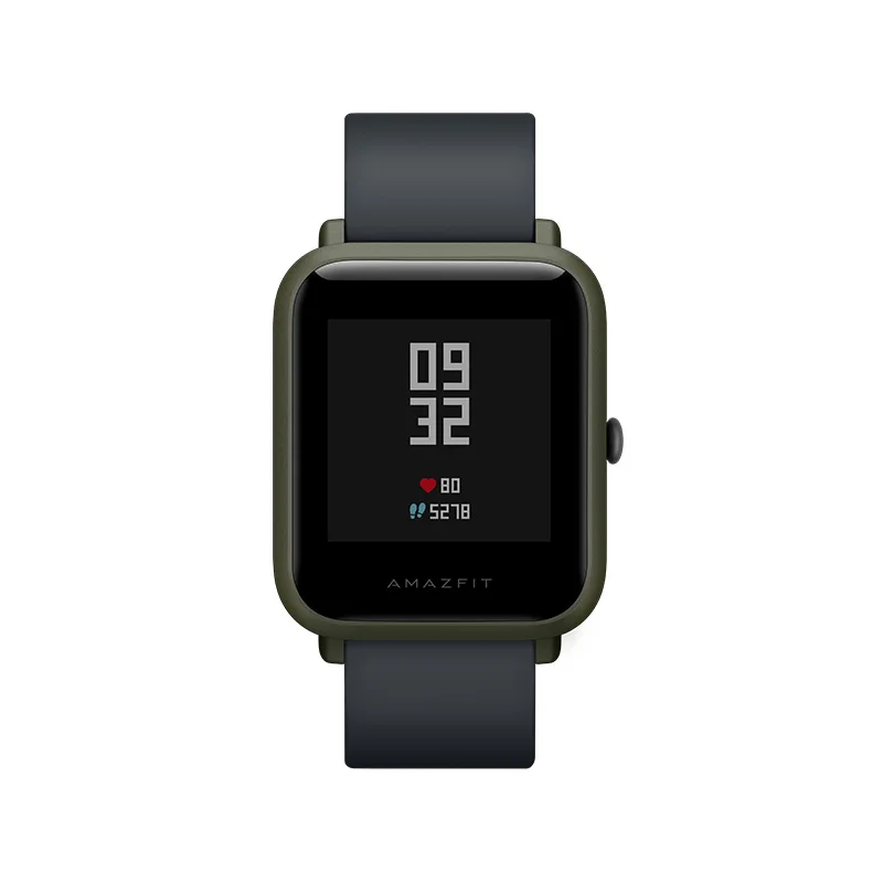 Huami Amazfit Bip Смарт часы Bluetooth gps Спорт монитор сердечного ритма IP68 Водонепроницаемый напоминание о звонках MiFit приложение сигнализация вибрация - Цвет: Green