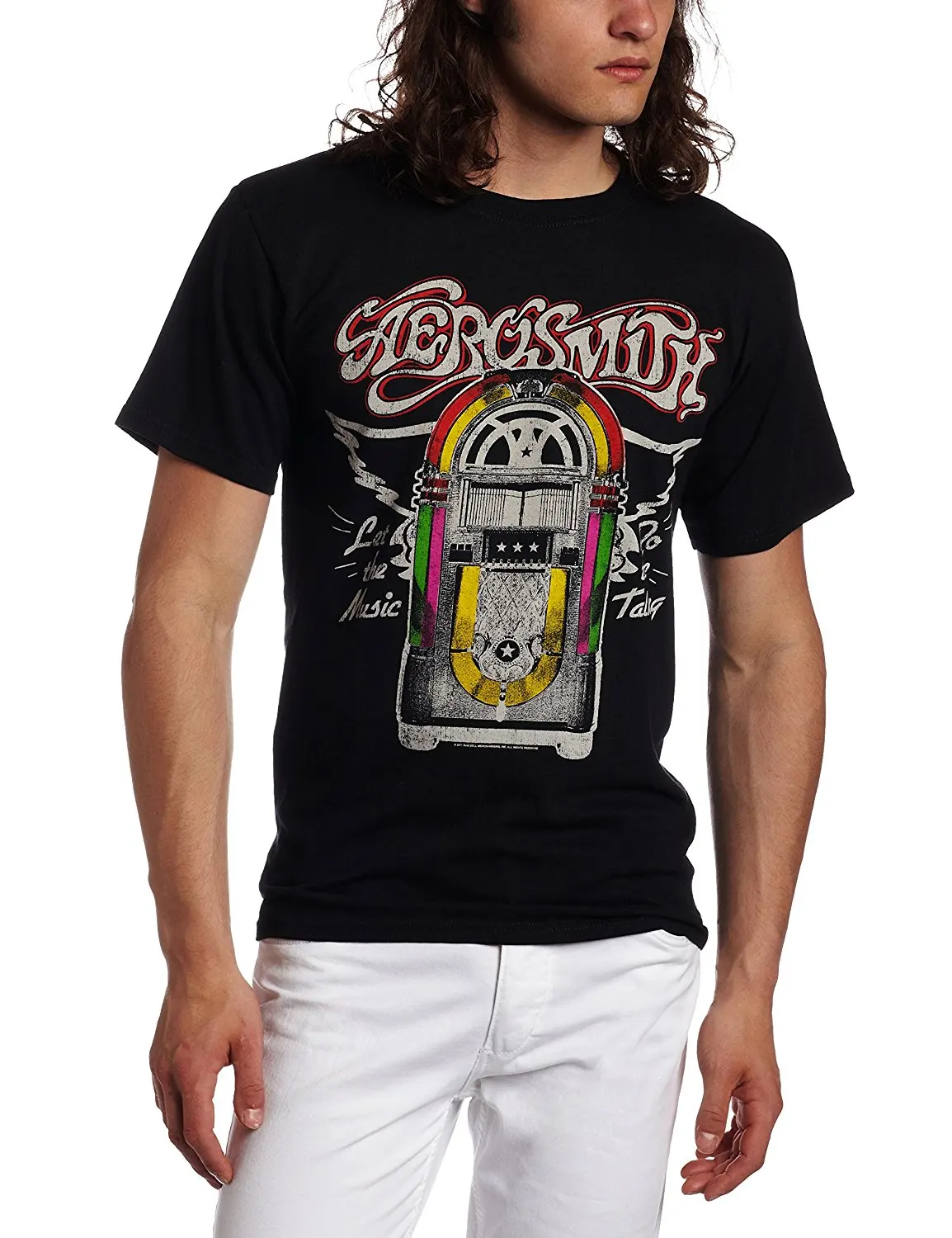 FEA Merchandising Мужская футболка Aerosmith Let The Music Jukebox | одежда