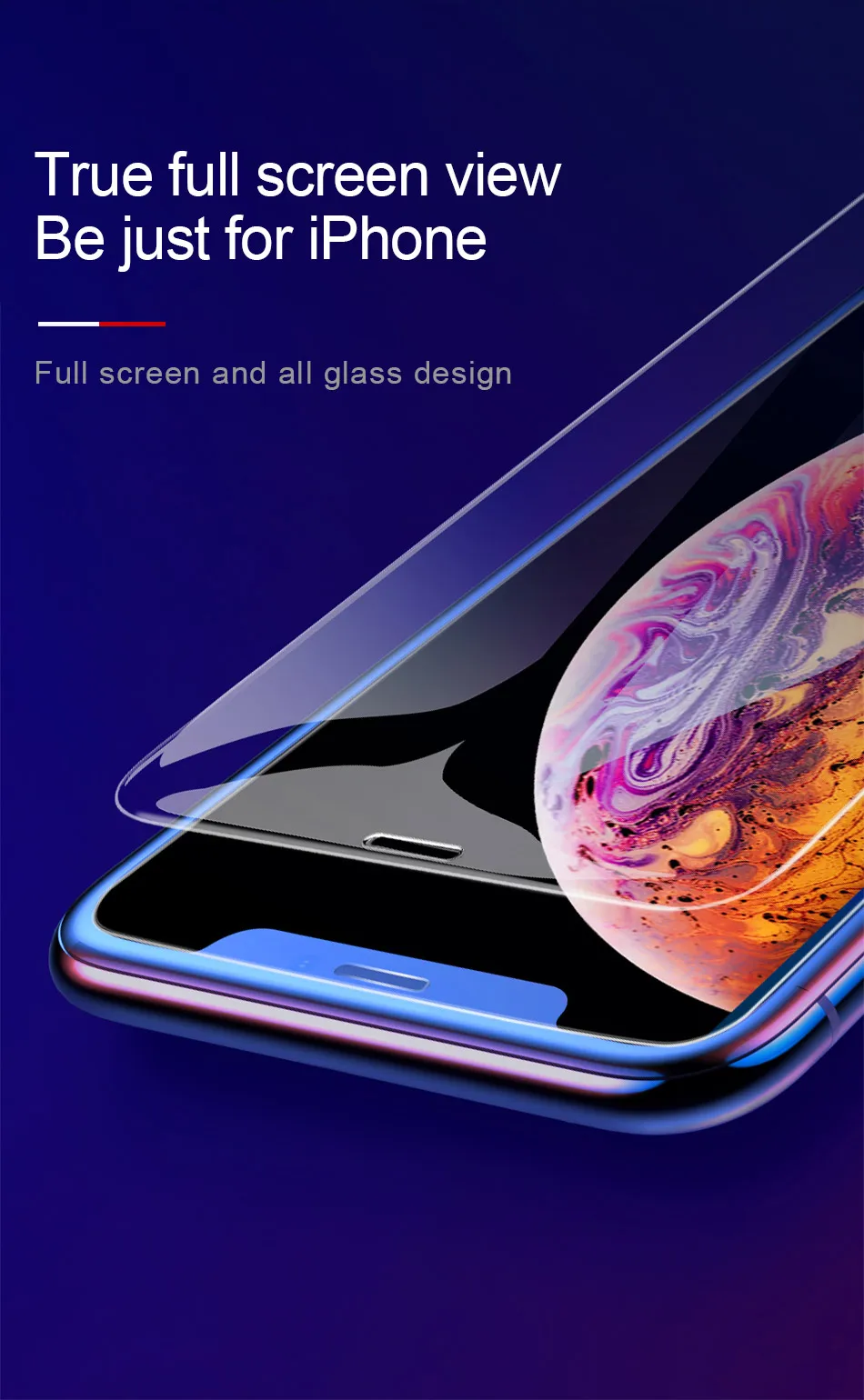 Защита экрана Baseus для iPhone Xs Max Xs XR стекло мм закаленное стекло 9h мм Тонкий 0,3 для iPhone Xs Max X защитное стекло