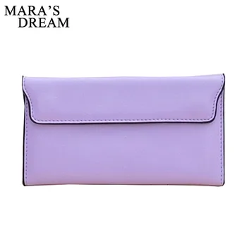 

Mara's Dream 2019 Women's Long Leather Retro Simple Wallet Clutch Bag Leather Wallet Coin Purse Credit Card Set