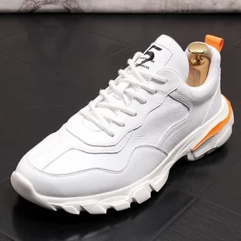 

Men's Skateboarding Shoes High Top Sneakers Breathable White Sports Shoes Students Shoes Street Walking Shoes Wild casual shoes
