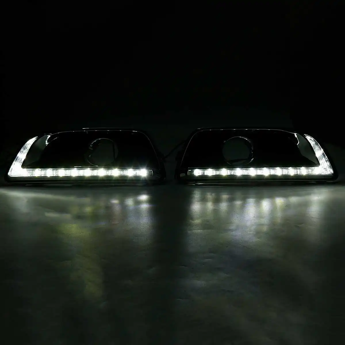 Led Drl Для Chevrolet Malibu 2013 дневного света указатель поворота ПТФ в передний бампер лампа для автомобиля DRL 12 V