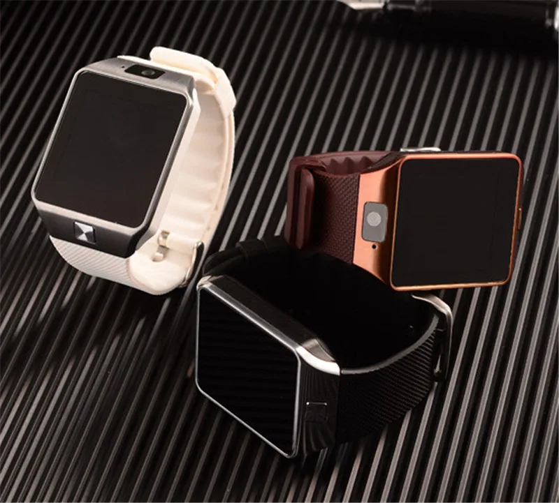 Смарт часы DZ09 Синхронизация данных Поддержка sim карты Bluetooth подключение для iphone