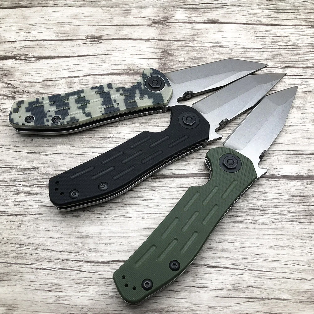 ZZSQ ZT0620 Tactical Folding knife G10 handle Survival Universal Knives 9CR13MOV Blade Camping Hunting Outdoor Portable EDC Tool