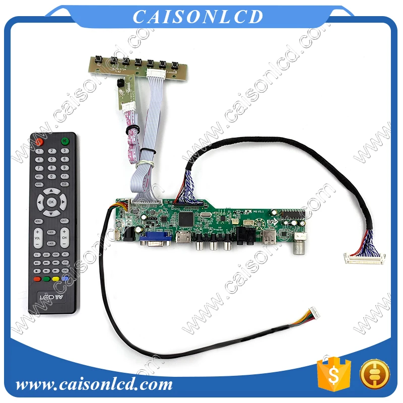 Плата контроллера HDMI/DVI/VGA/AUDIO LCD с поддержкой 17-дюймовой ЖК-панели 1280*1024 |