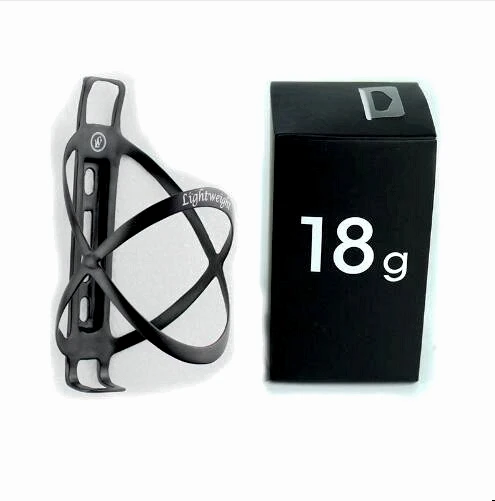 Легкий велосипедный держатель для воды велосипедный карбоновый флягодержатель 18 г MTB из углерода держатель бутылки LW карбоновый флягодержатель - Цвет: black with box