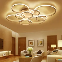 Brown/white Modern LED Ceiling chandelier for living room bedroom Ceiling installation Aluminum chandelier lighting fixture modern chandelier led lighting remote ceiling chandelier lamp fixture for dining living room bedroom kitchen office hallway