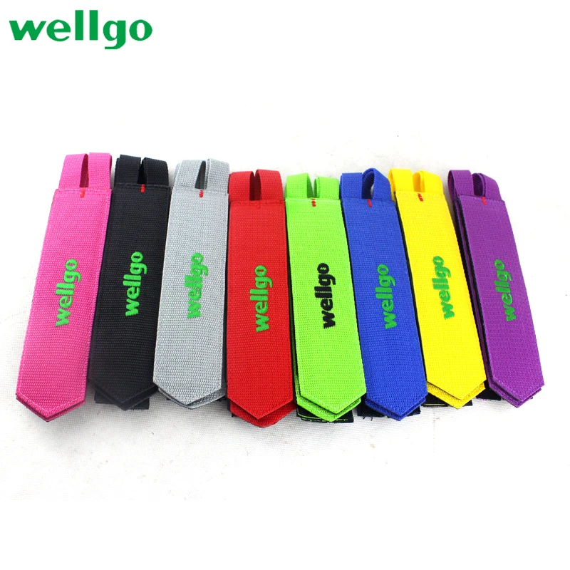 1 pair Wellgo Nylon Bicycle Pedal Straps MTB Toe Clip Strap Belt Mountain Road Bike Pedal Tape Fixed Gear Cycling pedal strap