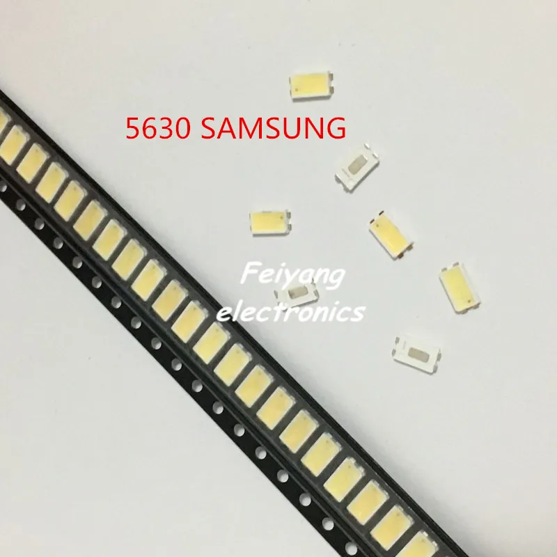 500 шт Для SAMSUNG подсветка 0,5 Вт 3 в 5630 холодный белый ЖК-подсветка для ТВ приложения SPBWH1532S1ZVC1BIB