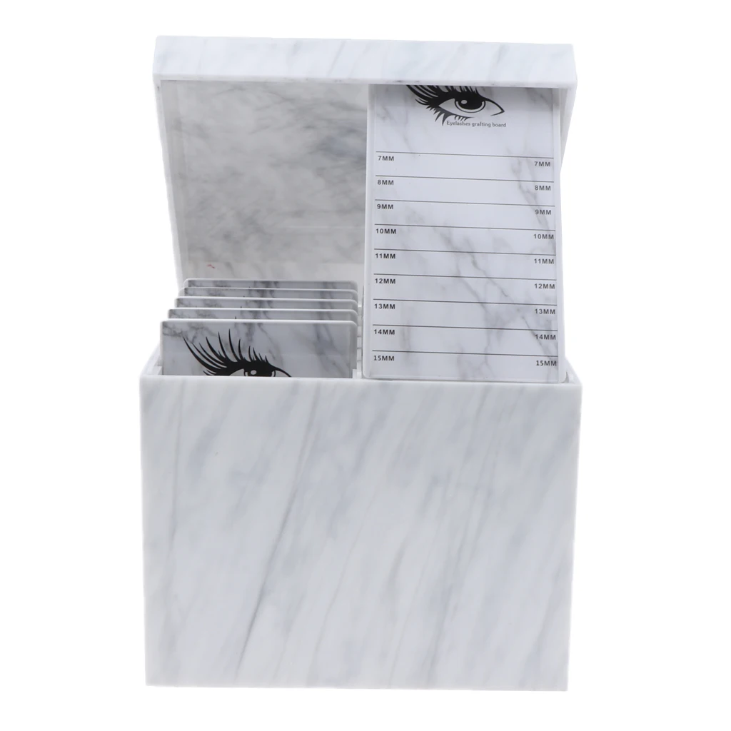 Acrylic Cosmetic Makeup Organizer Eyelash Storage Box Eyelashes Glue Pallet Holders 10 Layers Grafting Eyelash Extension Tool