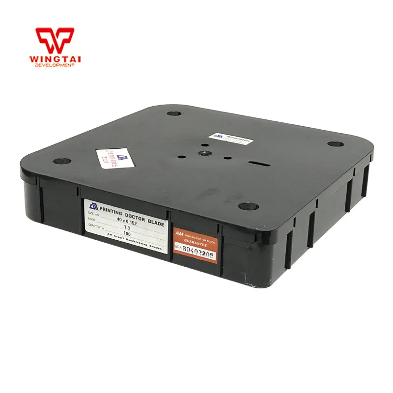 

W30/40/50/60mm*T0.15mm*L100m Sweden AM scraping knife chamber doctor blade For Printing