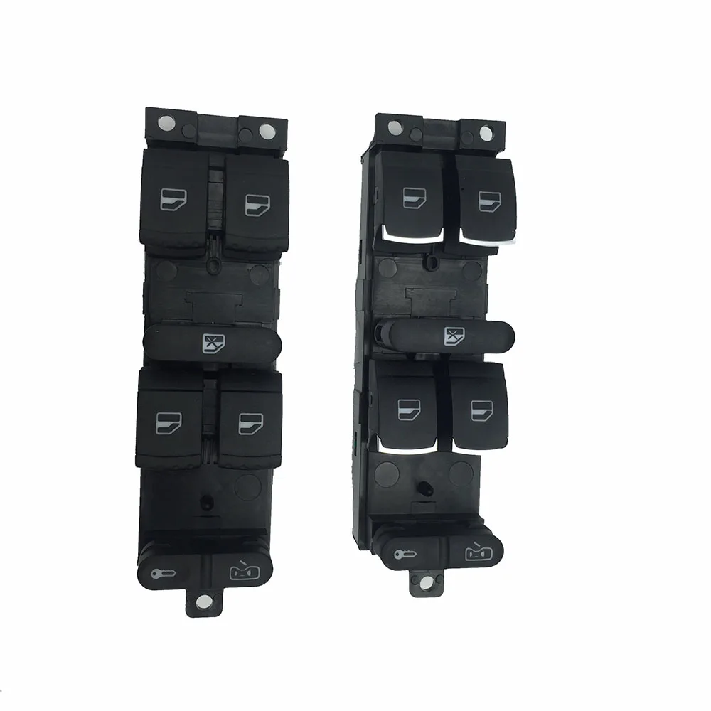 

Chrome Driver Side Master Window Controller Switch for Golf 4 MK4 Bora Beetle Passat B5 3BD 959 857