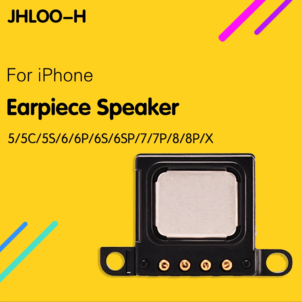 

1pcs New Earpiece Speaker For iPhone X 5 5s 5c SE 6 6S 7 8 Plus Ear Speaker Earpiece Ear-Speaker cell phone parts replacement