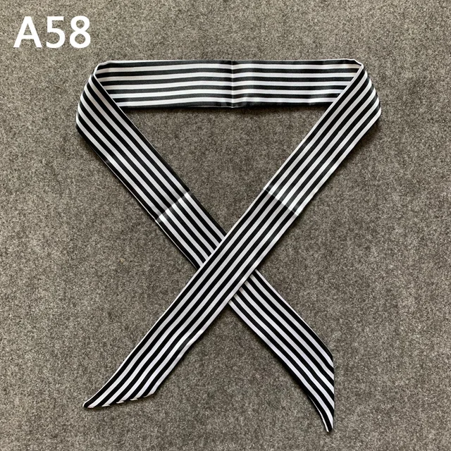 New Skinny Scarves Handle Bag Scarf Brand Silk Scarf For Women Fashion Head Scarf Wraps Bag Decoration Dropshipp 6