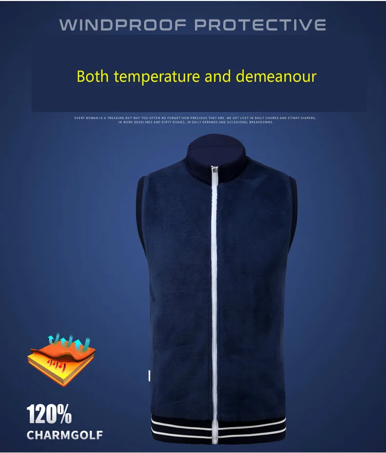 PGM мужская куртка для гольфа жилетка для гольфа кашемировая теплая спортивная жилетка для мужчин близкая кожа мягкий матч джерсовая ткань размер m-xxl