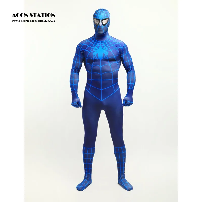 Full-Body-Deep-Blue-Lycra-Spandex-Blue-Stripe-Zentai-Suit-Inspired-by-Spiderman-1268-0