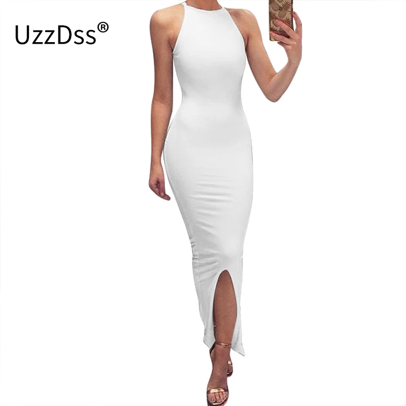 Сексуальное Клубное черное Белое Облегающее женское летнее платье UZZDSS с