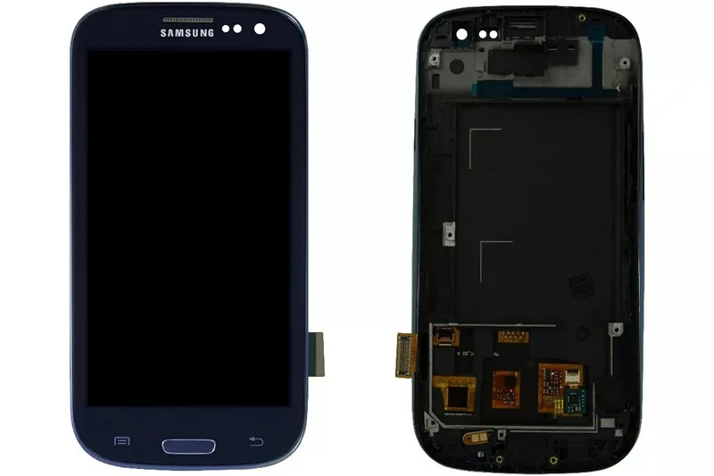 AMOLED lcd s Замена для samsung Galaxy SIII S3 i9300 ЖК-дисплей с рамкой ЖК-дисплей сенсорный экран дигитайзер полная сборка