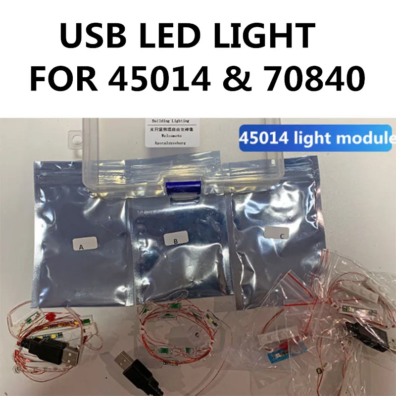 

USB Led Light Up For Movie Series Welcome To Apocalypseburg Building Block Light Compatible 70840 45014 1276 Birthday Gifts