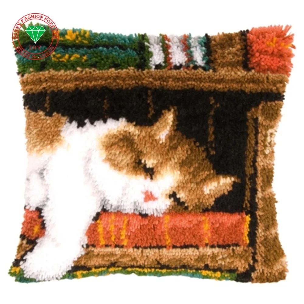 

Yarn carpet Diy embroidery Patchwork carpet embroidery stitch cushions cushion throw crochet pillowcase stitch mat pillow home