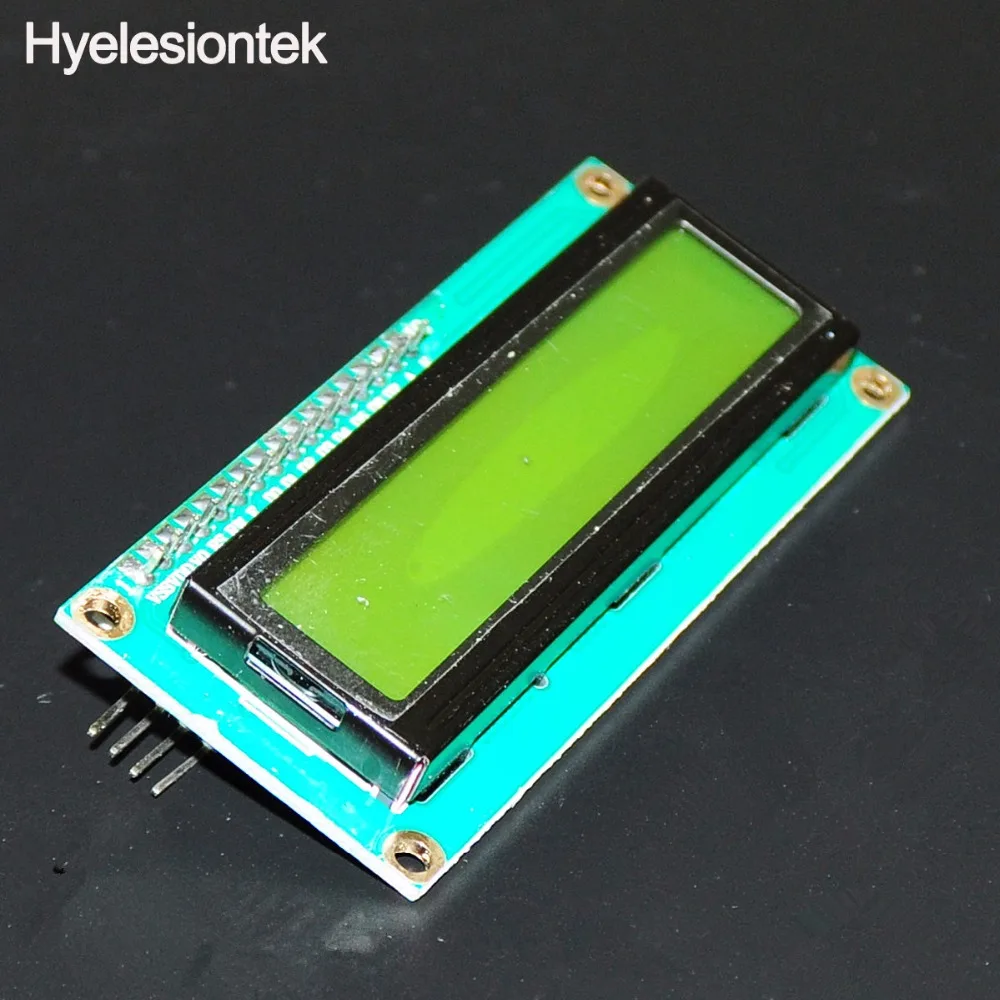 

1602 Yellow-green Backlight LCD Display For Arduino 16x2 HD44780 Character LCD IIC I2C W/Serial Interface Adapter Board UNO Nano