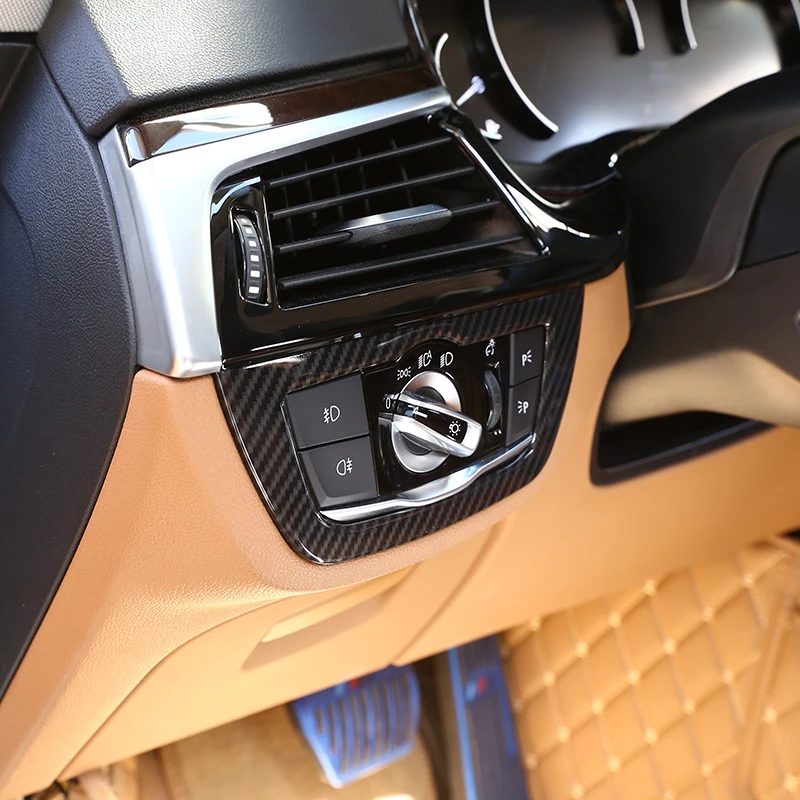 Углеродное волокно для BMW 5 серии G30 528li 530li 2017 2018 хромированная рамка