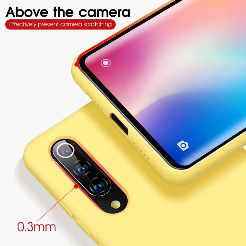 For Samsung A50 Case Liquid Silicone Phone Case For Samsung Galaxy A50 A70 A30 A40 A60 A20 M40 A51 A71 Cover Candy Shockproof