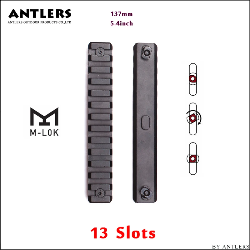 Ferroviário para M-lok Seção de Trilho de Alumínio Sets Bolsa Picatinny Weaver Handguard Âmbito Montar Base Caça Acessórios M-lok 6 - 12 m-lok seção de trilho de alumínio
