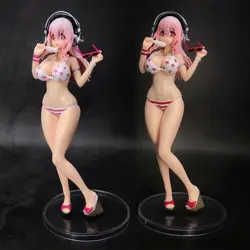 Аниме Супер Sonico Фигурки ПВХ домашний офис коллекция SUPERSONICO бикини Коллекционная модель игрушки подарок игрушки для детей