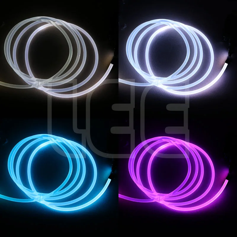 Luzes de fibra óptica