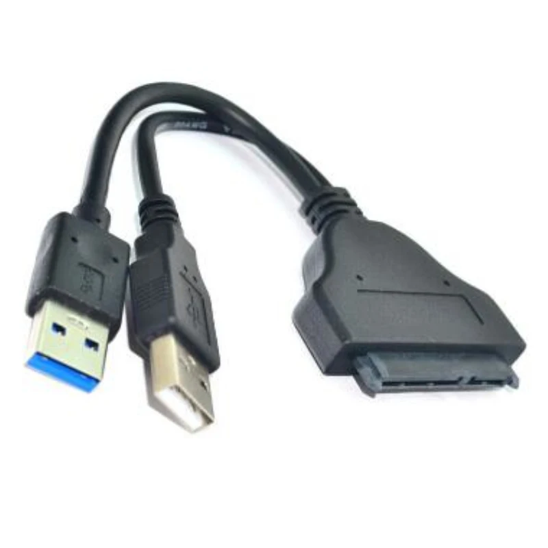 Мини-размер маленький простое использование USB2.0+ USB3.0 до 2," жесткий диск SATA линия 22pin порт SATA кабель