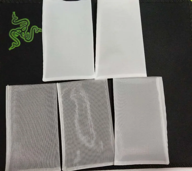 

100 Pcs 2.5x4 inch Rosin Bags Liquid Filter Nylon Material Bag Sew Rosin Press Filter Bags 160u 120u 90u 37u 25u Rosin Bags