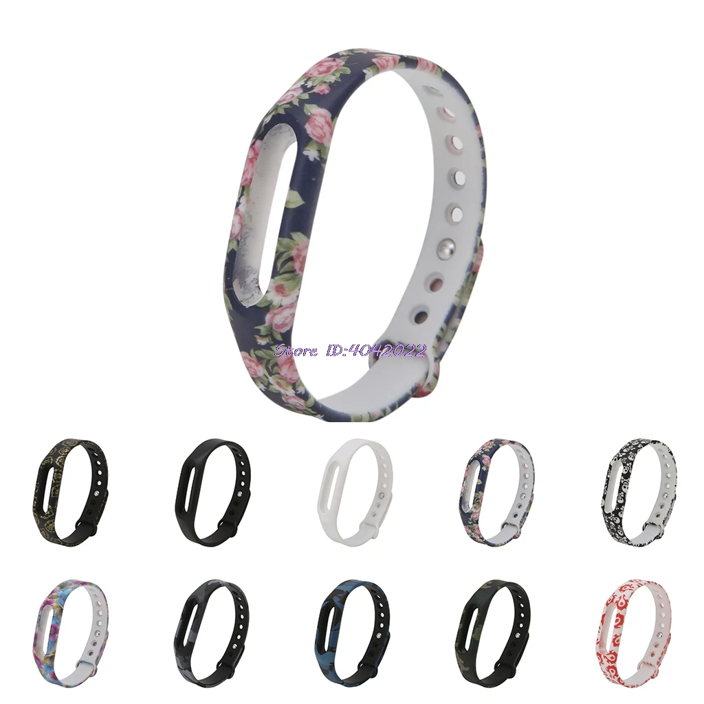 

Colorful Silicone Wrist Band Strap Wristband Replacement For Xiaomi Mi Band 1