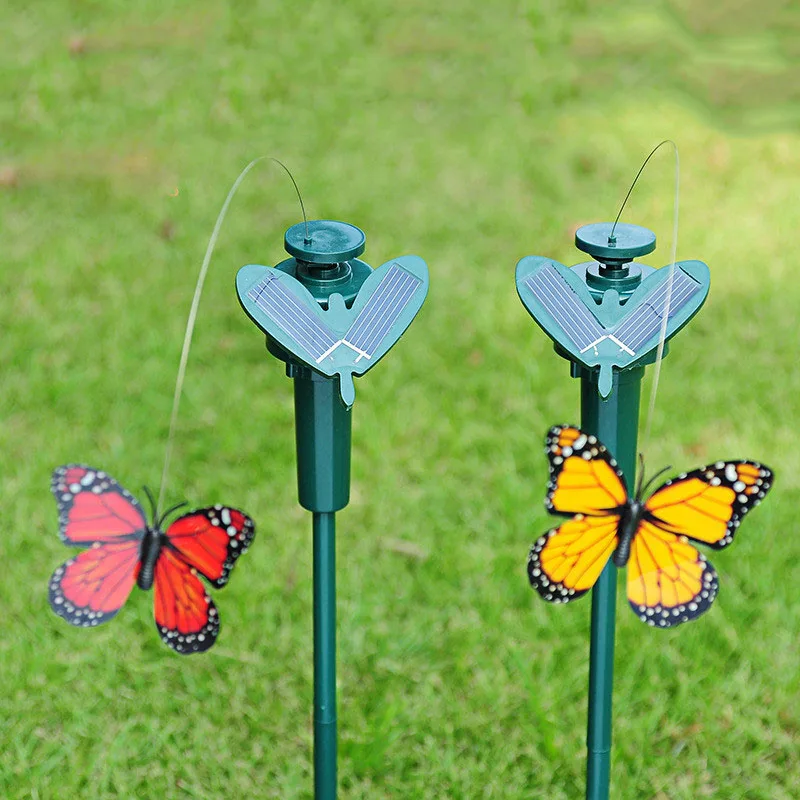 Peradix Vibration Solar Power Dancing Flying Butterflies Hummingbird Garden Decoration Solar Power Toys for kids Peradix Vibration Solar Power Dancing Flying Butterflies Hummingbird Garden Decoration Solar Power Toys for kids