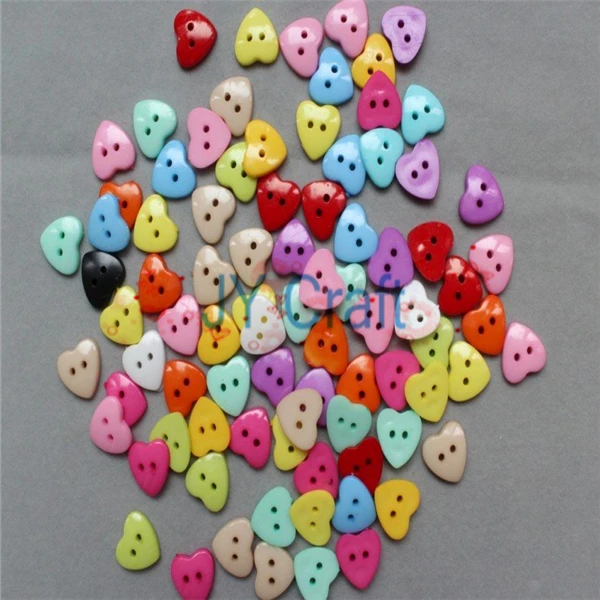 GANSSIA 13/16" (20mm) Flatback Buttons - Pack Of 80 Pcs, Resin Sewing Buttons In Assorted Colors