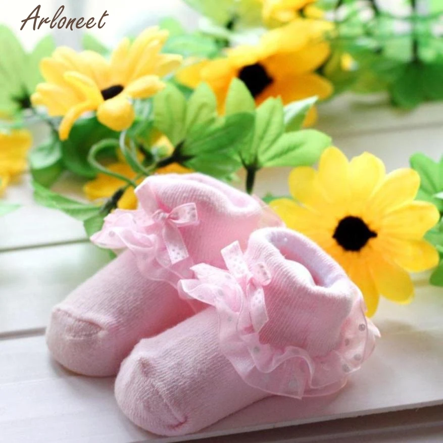 2017 модные хлопковые носки для маленьких девочек с бантиками|socks baby|socks baby girlgirl socks |
