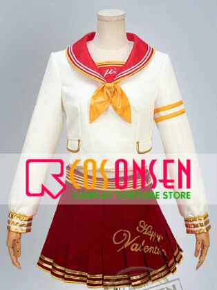 Love Live Valentine Kotori Minami Nozomi Tojo Hanayo Koizumi Nico Yazawa Honoka Kosaka Rin Hoshizora костюм COSPLAYONSEN - Цвет: Rin Hoshizora