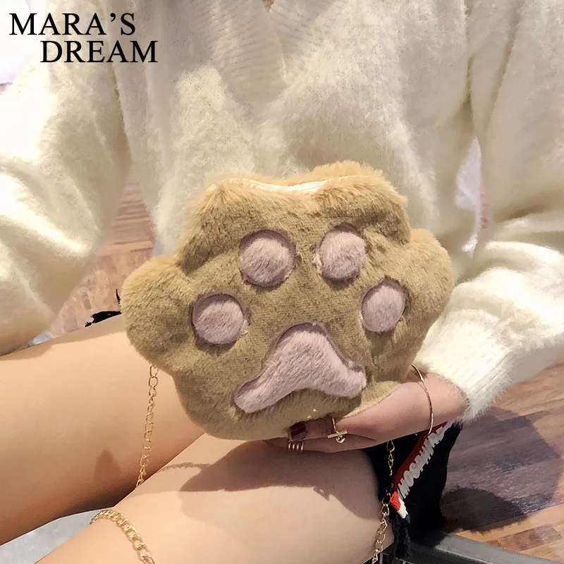 Mara мечта 2020 плюшевые домашние тапочки с кошечкой из мультфильма сумка милым