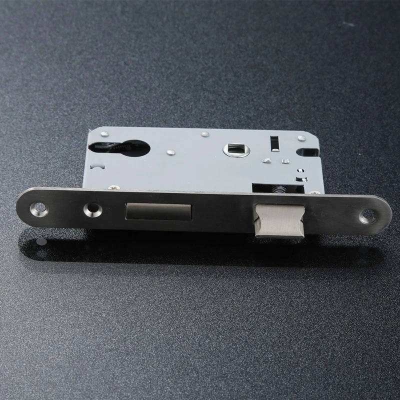 Stainless Steel Lock Door Split Lock Body Wooden Door Lockcase Metal Fillet Panel Fit Cylinder Height 29mm 50X45 door lock
