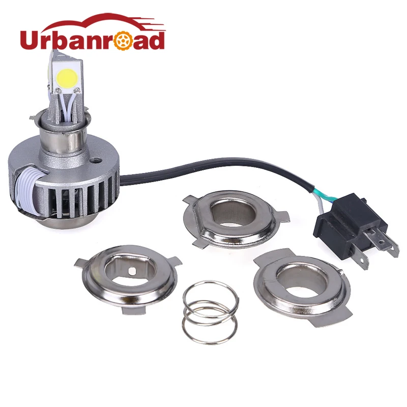 

BA20D H4 Led Headlight Hi Lo Motorcycle Bulb Hi/Lo Xenon Pure White 6000K Headlight Light Lamp Lampada h4 Led Moto Accessories