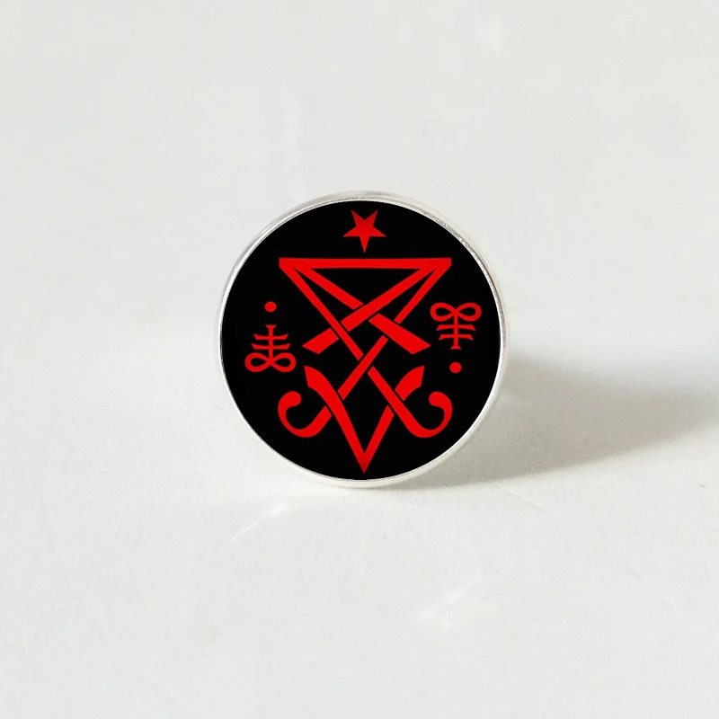 

hot sale, Lucifer Satan ring silver mystery sealed cheap ring.