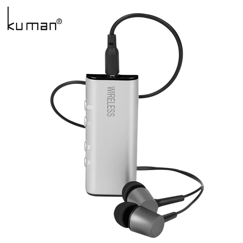 Kuman Headsets Adapter Change Wired to Bluetooth Adapter Cable Converter for Phone Computer