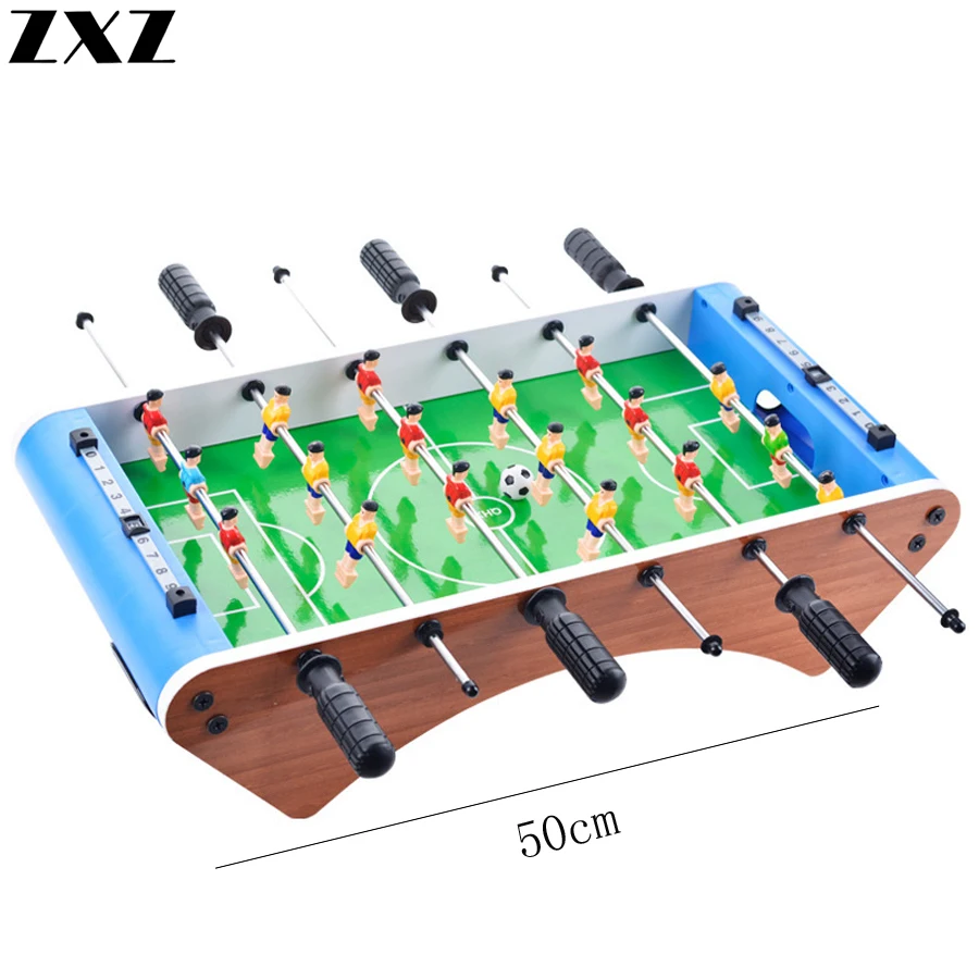 

50cm Table Soccer Football Board Game Table Foosball Set Foot Ball Games Bar Entertainment Kids Home Tischfussball Toy Gift T4