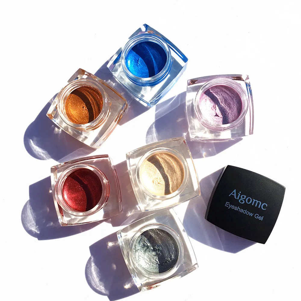 

Make Up Concealer Shimmer Face Glow Eyeshadow Highlighter Cream Eyeshadow Women 6 Colors Jelly Gel Highlighter 5.3DJL